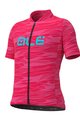 ALÉ Cycling short sleeve jersey - ROCK KIDS - pink