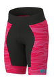 ALÉ Cycling shorts without bib - ROCK KIDS - pink/black