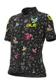 ALÉ Cycling short sleeve jersey - VERSILIA KIDS - black