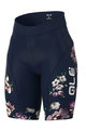 ALÉ Cycling shorts without bib - FIORI LADY - blue