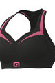 ALÉ Cycling bra - INTIMO - black/pink