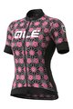 ALÉ Cycling short sleeve jersey - GARDA LADY - black/pink