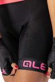 ALÉ Cycling shorts without bib - TRAGUARDO LADY  - black/pink