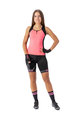 ALÉ Cycling shorts without bib - TRAGUARDO LADY  - black/pink