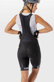 ALÉ Cycling bib shorts - STRADA LADY - white/black