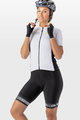 ALÉ Cycling bib shorts - STRADA LADY - white/black