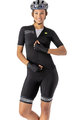 ALÉ Cycling short sleeve jersey - COLOR BLOCK LADY - black