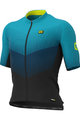 ALÉ Cycling short sleeve jersey - DELTA - black/blue/light blue