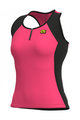 ALÉ Cycling sleeveless jersey - COLOR BLOCK LADY - pink