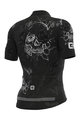 ALÉ Cycling short sleeve jersey - SKULL - white/black