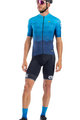 ALÉ Cycling short sleeve jersey - MAGNITUDE - light blue/blue