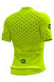 ALÉ Cycling short sleeve jersey and shorts - STARS - black/yellow