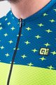 ALÉ Cycling short sleeve jersey - STARS - yellow/blue