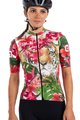 ALÉ Cycling short sleeve jersey and shorts - TIGER LADY - pink/green