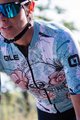 ALÉ Cycling short sleeve jersey - SKULL LADY - light blue