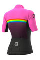 ALÉ Cycling short sleeve jersey - BRIDGE LADY - pink
