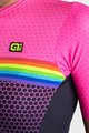 ALÉ Cycling short sleeve jersey - BRIDGE LADY - pink