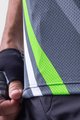 ALÉ Cycling short sleeve jersey - ARROW MTB - grey