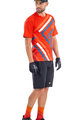 ALÉ Cycling short sleeve jersey - ARROW MTB - red