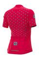 ALÉ Cycling short sleeve jersey - STARS LADY - pink/turquoise