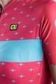 ALÉ Cycling short sleeve jersey - STARS LADY - pink/turquoise
