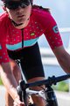 ALÉ Cycling short sleeve jersey - STARS LADY - pink/turquoise
