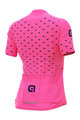 ALÉ Cycling short sleeve jersey - STARS LADY - pink