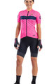 ALÉ Cycling short sleeve jersey - STARS LADY - pink