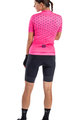 ALÉ Cycling short sleeve jersey - STARS LADY - pink