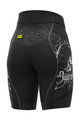 ALÉ Cycling shorts without bib - SKULL LADY - black