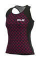 ALÉ Cycling sleeveless jersey - HELIOS LADY - pink/black