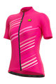 ALÉ Cycling short sleeve jersey - FLASH LADY - pink