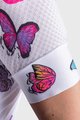 ALÉ Cycling short sleeve jersey - BUTTERFLY LADY - white