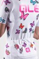 ALÉ Cycling short sleeve jersey - BUTTERFLY LADY - white