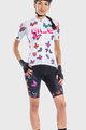 ALÉ Cycling short sleeve jersey - BUTTERFLY LADY - white