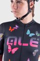 ALÉ Cycling short sleeve jersey - BUTTERFLY LADY - black