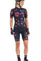 ALÉ Cycling short sleeve jersey - BUTTERFLY LADY - black