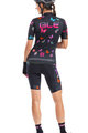 ALÉ Cycling short sleeve jersey - BUTTERFLY LADY - black