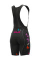 ALÉ Cycling bib shorts - BUTTERFLY LADY - black