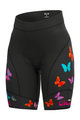 ALÉ Cycling shorts without bib - BUTTERFLY LADY - black