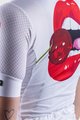 ALÉ Cycling short sleeve jersey - SMILE LADY - white