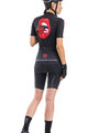 ALÉ Cycling short sleeve jersey - SMILE LADY - black