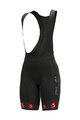 ALÉ Cycling bib shorts - SMILE LADY - black