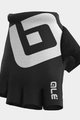 ALÉ Cycling fingerless gloves - AIR - white/black