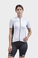 ALÉ Cycling short sleeve jersey - COLOR BLOCK LADY - white