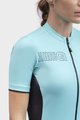 ALÉ Cycling short sleeve jersey - COLOR BLOCK LADY - light blue