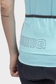 ALÉ Cycling short sleeve jersey - COLOR BLOCK LADY - light blue