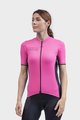 ALÉ Cycling short sleeve jersey and shorts - COLOR BLOCK LADY - pink/black