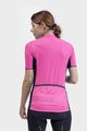 ALÉ Cycling short sleeve jersey and shorts - COLOR BLOCK LADY - pink/black