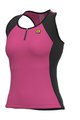 ALÉ Cycling sleeveless jersey - COLOR BLOCK LADY - pink/black